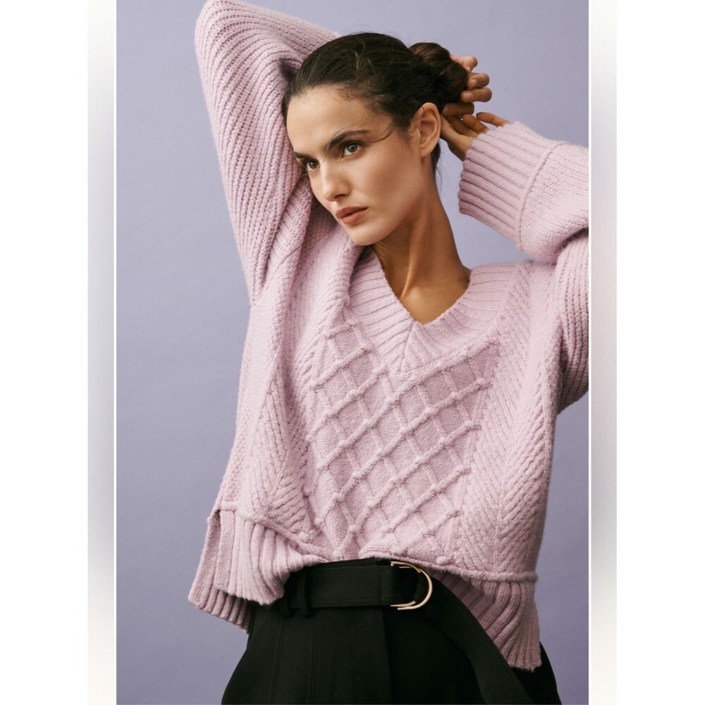 Anthropologie Maeve The Tillie V-Neck Pullover Sweater